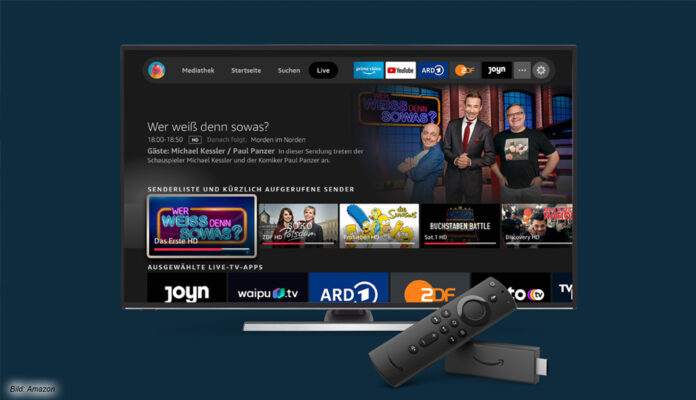 FireTV mit verbesserter Sprachsteuerung und Live-Tab für Netflix, Prime, Joyn und diverse Mediatheken