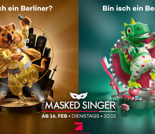 Werbeaktion zur neuen Staffel von "The Masked Singer"