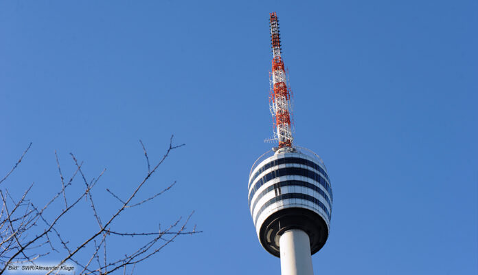 Der SWR Fernsehturm in Stuttgart