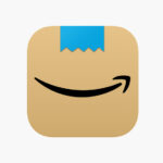 Das Logo der Amazon-App. Sieht das wirklich wie ein grinsender Hitler aus?