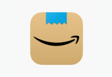Das Logo der Amazon-App. Sieht das wirklich wie ein grinsender Hitler aus?