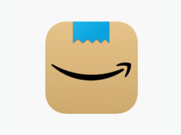 Das Logo der Amazon-App.