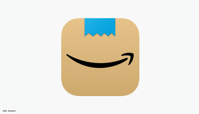 Das Logo der Amazon-App. Sieht das wirklich wie ein grinsender Hitler aus?