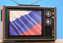 Russland Fernseher, russischer Sender