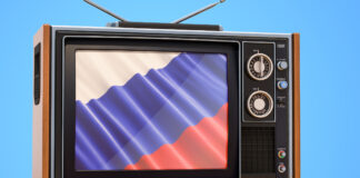 Russland Fernseher, russischer Sender