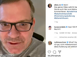 Elton stellt sich auf Instagram hinter Jörg Dahlmann