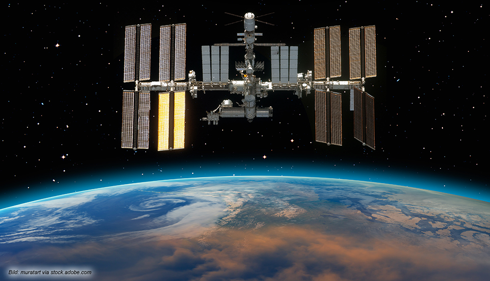 Die internationale Raumstation ISS © muratart via stock.adobe.com