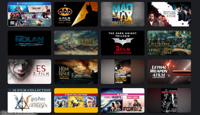 Apple TV bietet Film-Bundles reduziert an