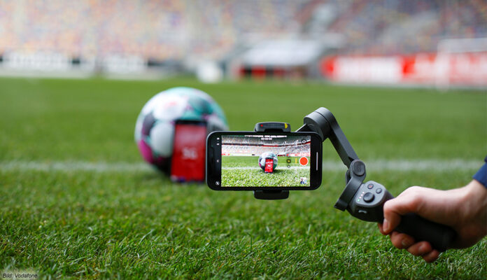 Das Vodafone 5G Standalone im Einsatz bei der Fußball-Bundesliga im TV