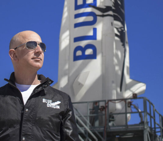 Jeff Bezos und seine Raumfahrt-Unternehmung "Blue Origin"