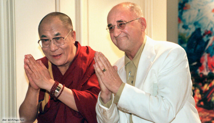 Alfred Biolek und der Dalai Lama