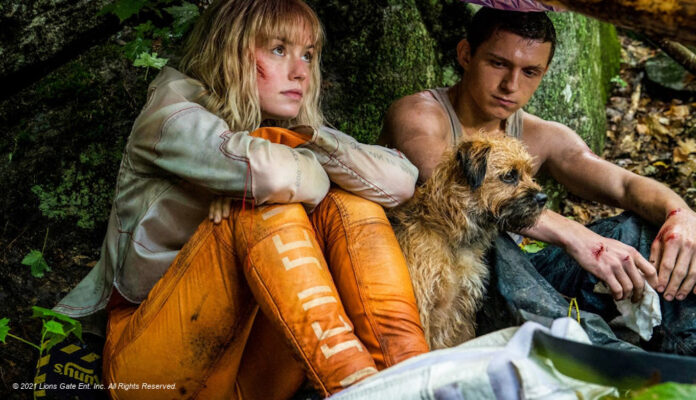 Chaos Walking Sky Tom Holland Daisy Ridley