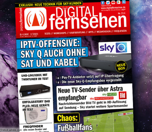 Cover DIGITAL FERNSEHEN 7/2021