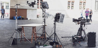 Filmset Aufnahmetechnik