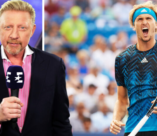 Boris Becker Alexander Zverev Eurosport TennisDiscovery/Getty Images