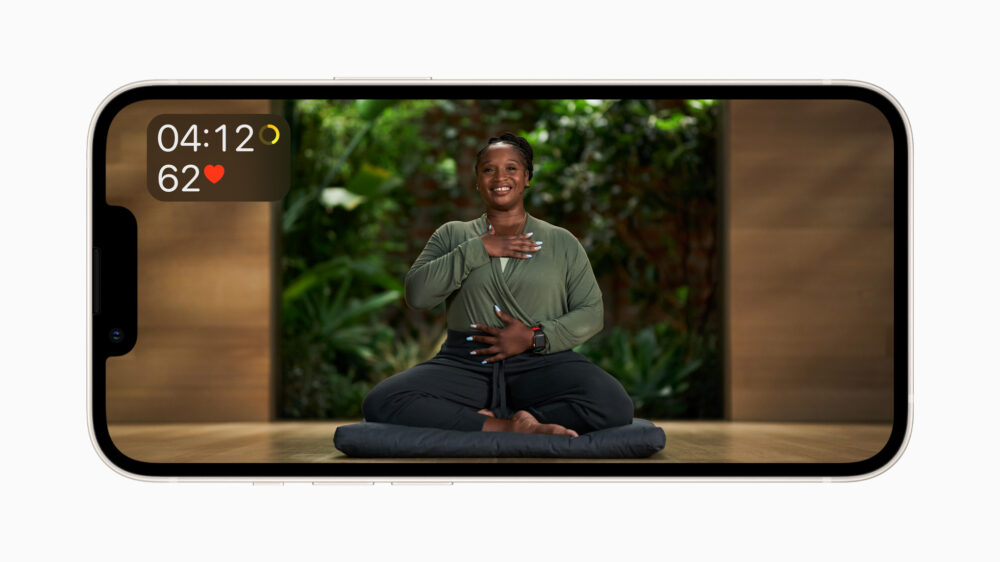 Meditation bei Apple Fitness+