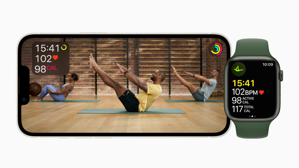 Pilates bei Apple Fitness+