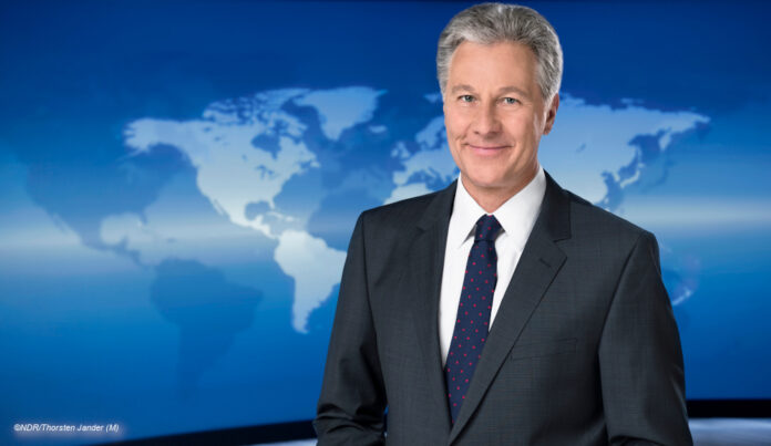 Tagesschau Moderator - Claus-Erich Boetzkes, NDR; Foto: NDR/Thorsten Jander (M)