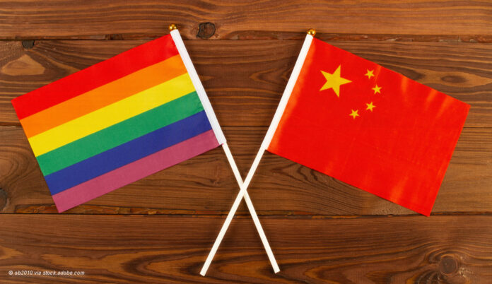 China und lgbtq Flagge © sb2010 via stock.adobe.com