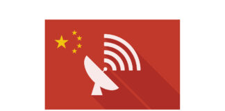 China Antenne auf Flagge © jpgon via stock.adobe.com