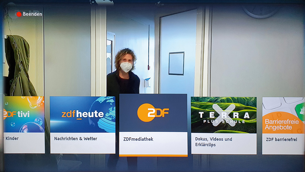 Auch HbbTV in der Versin 2.0.1 ist verfügbar, sodass neben HbbTV-Inhalten auch die Replay-Funktion nutzbar ist 