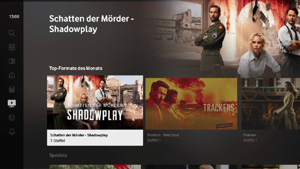Die Mediatheken-Angebote deutscher TV-Sender lassen sich ohne Zusatzkosten innerhalb des Abos von GigaTV Net nutzen