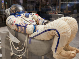 Viehböck Raumanzug AustrMirKosmonaut Kluft © Technisches Museum Wien/APA-Fotoservice/Tesarek