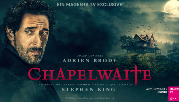 Adrien Brody Chapelwaite Stephen King © 2021 Sony Pictures Entertainment. All Rights Reserved