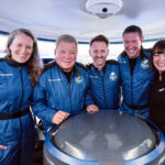 "Star Trek"-Star William Shatner mit der „New Shepard“-Crew von Blue Origin