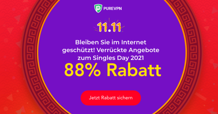 PureVPN Rabatt am Singles Day