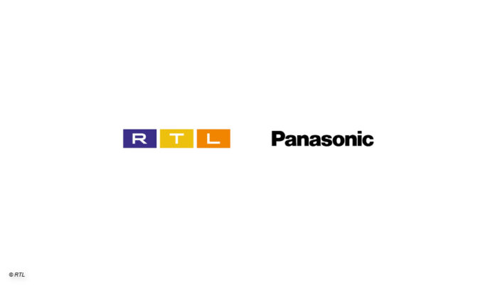Logos von RTL und Panasonic