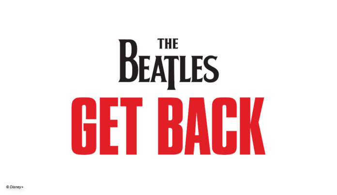 df-beatles-get-back Logo Beatles-Doku "Get Back"; Bild Disney+
