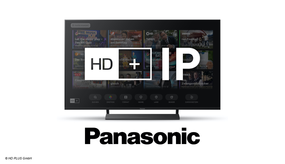 HD+ IP auf Panasonic TV © HD PLUS GmbH