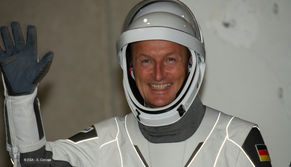 #Astronaut Maurer in Köln eingetroffen