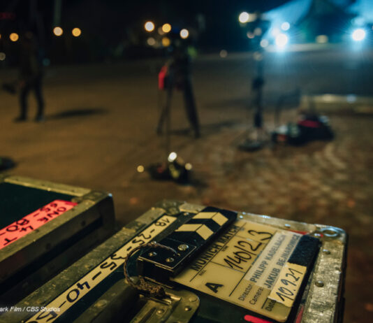 Dreharbeiten zum Sky-Original "Munich Match"; © Sky Studios / Amusement Park Film / CBS Studios