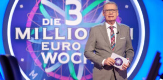 Günther Jauch präsentiert die 3-Millionen-Woche bei "Wer wird Millionär" © RTL / Stefan Gregorowius
