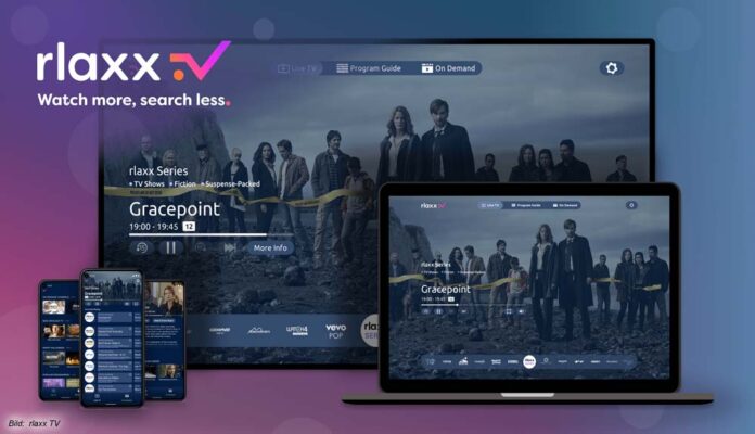 rlaxx TV App für Android und Web-Browser