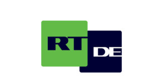 RT Deutsch: RT DE Logo