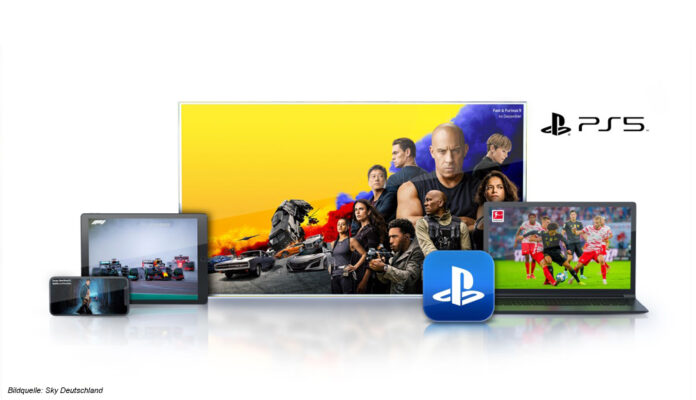 Sky Q auf der Playstation 5 ps5