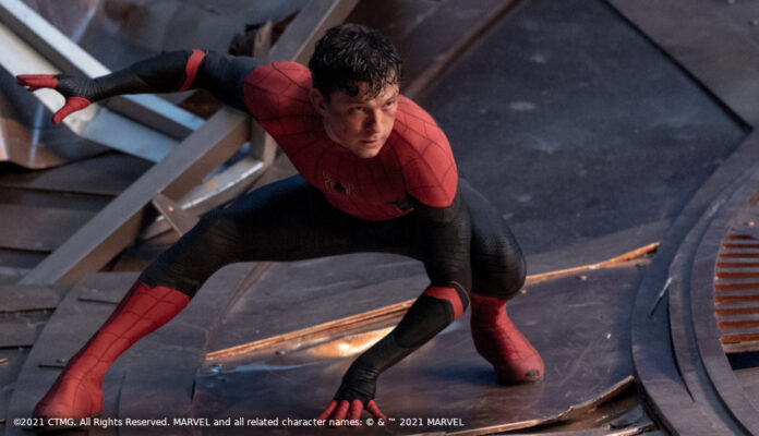 Tom Holland als Spider-Man ©2021 CTMG. All Rights Reserved. MARVEL and all related character names: © & ™ 2021 MARVEL