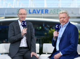Matthias Stach und Boris Becker © Eurosport