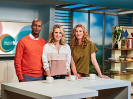 "Mein Nachmittag"-Moderatoren Yared Dibaba, Stephanie Müller-Spirra, Ilka Petersen © NDR/Hendrik Lüders