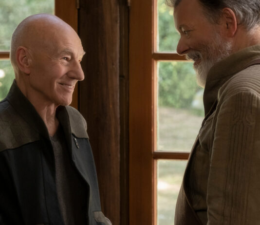 Picard und Riker in "Star Trek: Picard"; © Amazon.de / Trae Patton