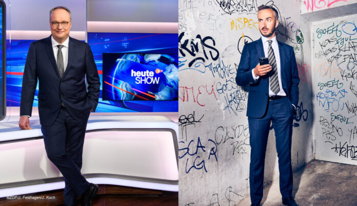 df-welke-und-boehmermann heute-show welke böhmermann © ZDF / J. Feldhagen/J. Koch