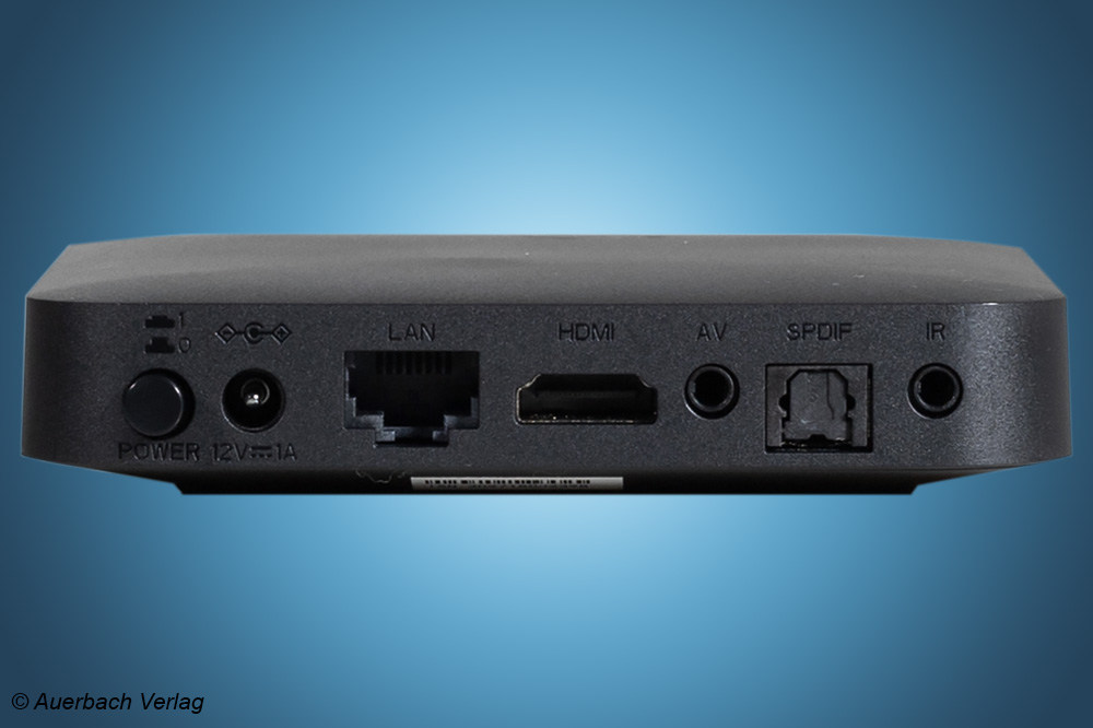Hardwaremäßig gehört der Strong LEAP-S1 zu den am besten ausgestatteten Playern. Ein optischer Digitalausgang und ein analoger AV-Anschluss sind eher eine Seltenheit bei der Gerätegattung