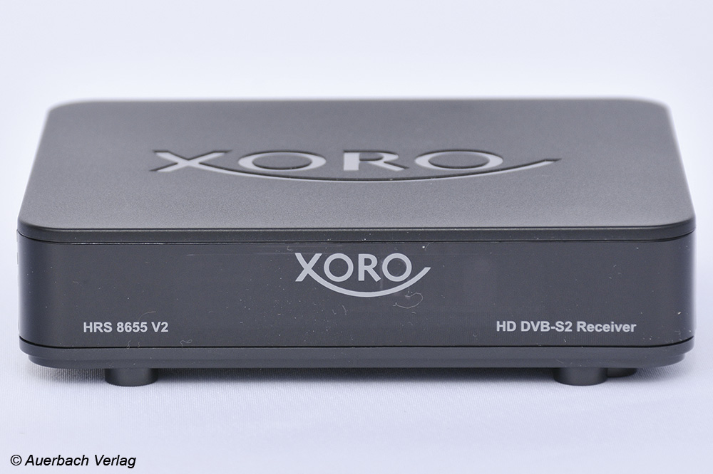Dem Campingantennenset liegt mit dem Xoro HRS 8655 V2 ein äußerst kompakter HD-Receiver bei. Er empfängt sogar DVB-S2x und Multistream