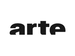 Arte-Logo in Schwarz-Weiß
