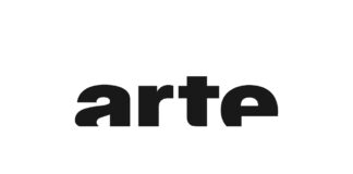 Arte-Logo in Schwarz-Weiß