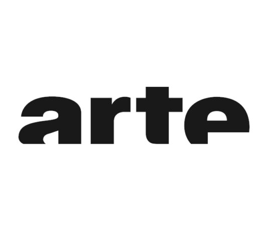 Arte-Logo in Schwarz-Weiß