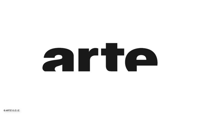 Arte-Logo in Schwarz-Weiß